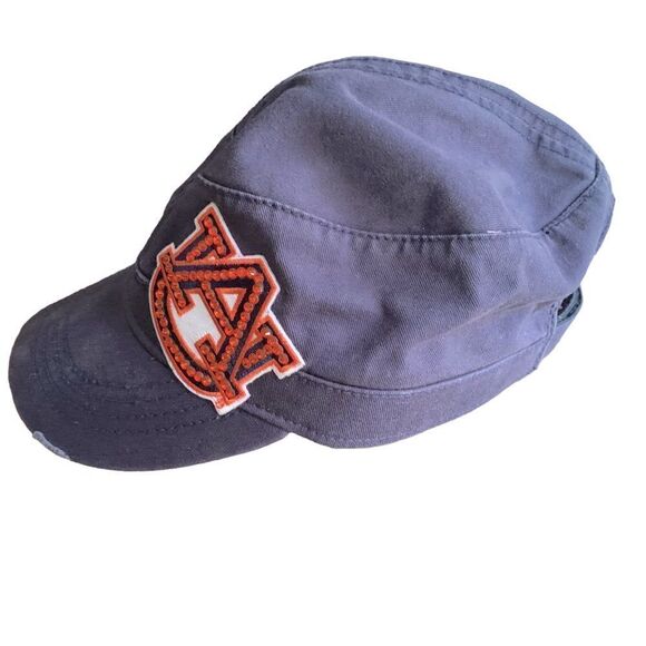 Auburn University Cadet Style Bling Hat Sunkissed Distressed OS - Picture 2 of 4